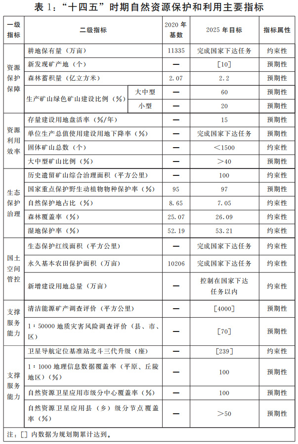河南省人民政府關(guān)于印發(fā)河南省“十四五”自然資源保護(hù)和利用規(guī)劃的通知
